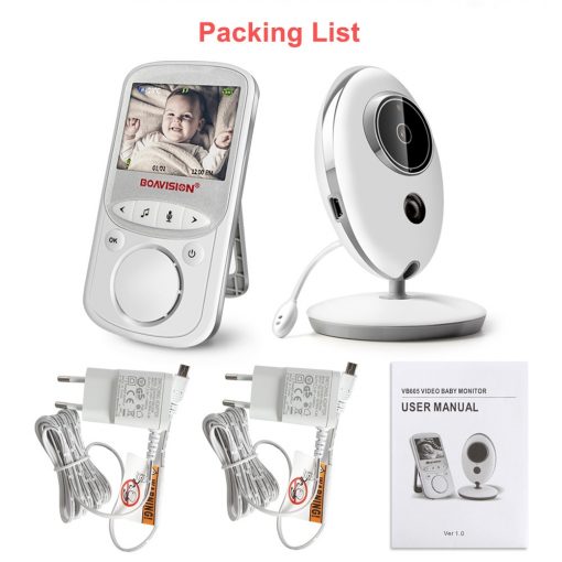 LCD Audio Video Baby Wireless Monitor VB605 Radio Nanny Music Intercom IR 24h Portable Baby Camera Baby Walkie Talkie Babysitter