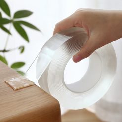 Nano magic Tape Double Sided Tape 1M/2M/3M/5M Transparent NoTrace Reusable Waterproof Adhesive Tape Cleanable Home gekkotape