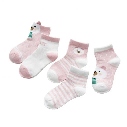 5Pairs/lot 0-2Y Baby Socks Baby Socks Newborn Boy Toddler Socks Baby