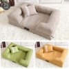 Pet Dog Bed Sofa Elegant Dog Cat Kennel Pet Cushion Mat Removable