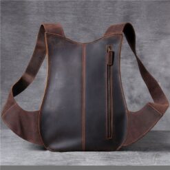 Men's & women's backpack vintage high quality leather genuine leather TOP MAX BAGS