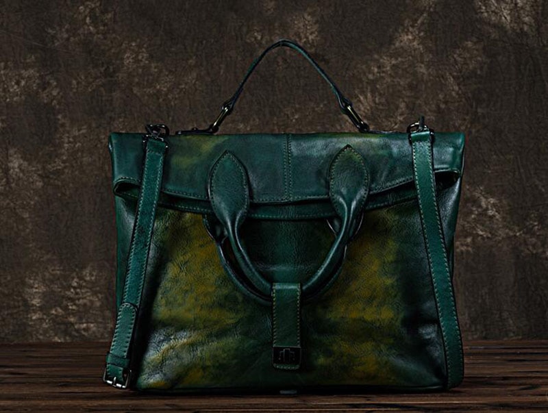NIUBOA Original 100% Genuine Leather Bag Real Cowhide Women Handbags Vintage Manual Simple Design Crossbody Bags For Women
