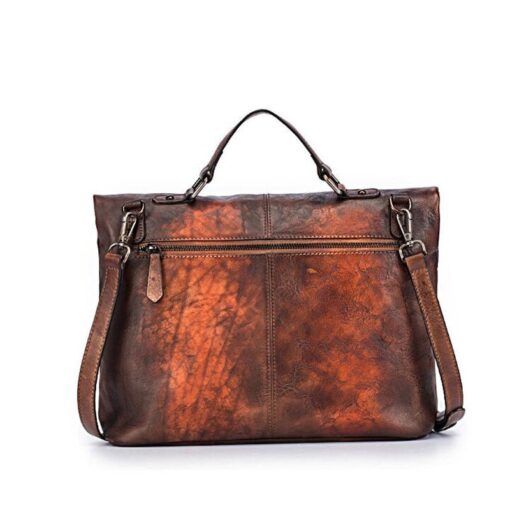 100% Genuine Leather Women Bag Real Cowhide Vintage Handbags