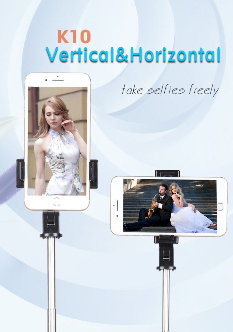 Bluetooth Selfie Stick Remote Control Tripod Foldable Handheld Mini Tripod Expandable Monopod For Phone IOS Android