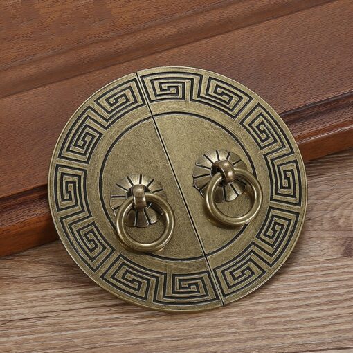 Vintage Chinese Style Antique Bronze Cabinet Handles